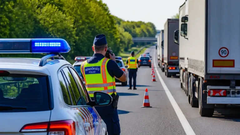Pofon a szabályszegőknek: országos előírásokra hívta fel a figyelmet a rendőrség az M7 somogyi szakaszán