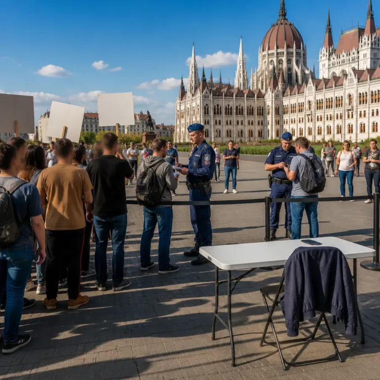 Botrány a Kossuth téren: kevesen jöttek, igazoltatások és belső konfliktusok zavarják a tiltakozást