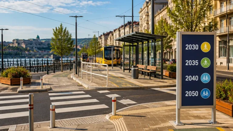 Radikális átépítés: Budapest gyalogosstratégiája 2030–2050 között alakítja át a járdákat és átkelőket