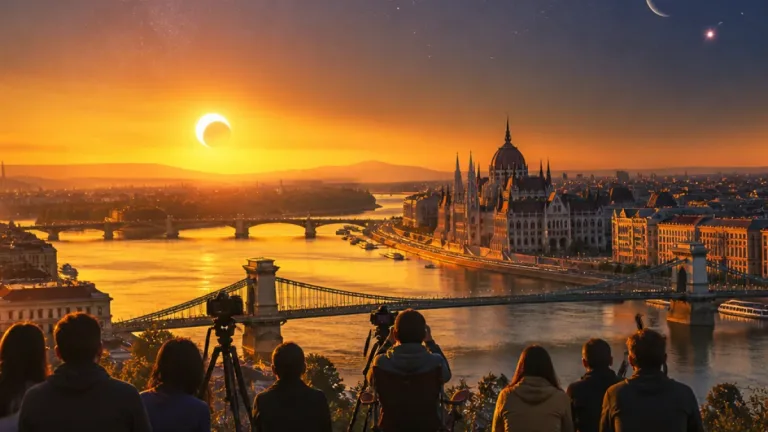 Részleges napfogyatkozás, Perseidák és Mars–Hold-találkozó: mire figyelj Budapesten augusztusban?