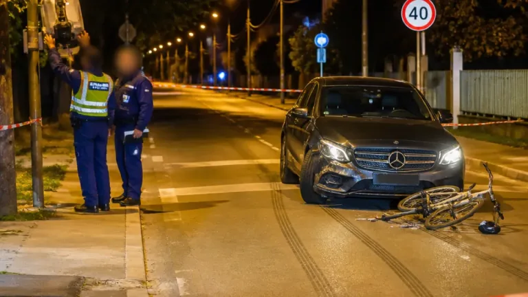 Siófok: halálos baleset a Batthyány utcában — a Mercedes 100 km/órával lépett át a sávba