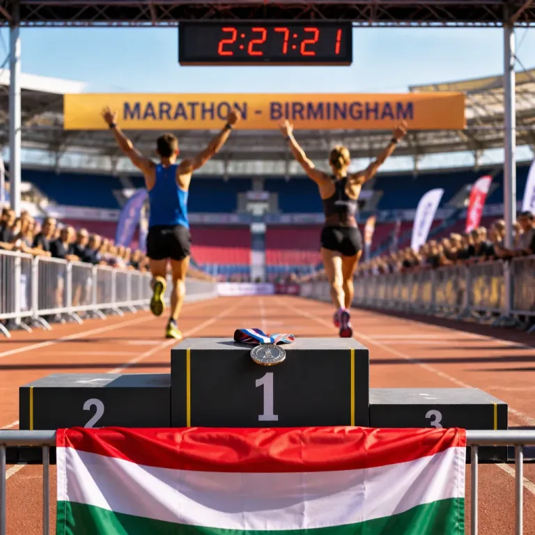 Ezüst és közel arany: Vindics-Tóth Lili Anna történelmi maratonja Birminghamben
