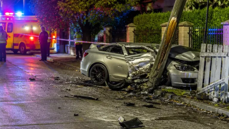 Súlyos karambol Kaposváron: villanyoszlopnak csapódott az Audi, a sofőr életveszélyben