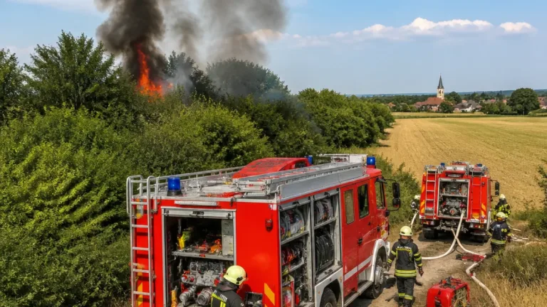 Számtalan szabadtéri tűz terheli a megye tűzoltóit – Katasztrófavédelem felhívása Győr-Moson-Sopronban