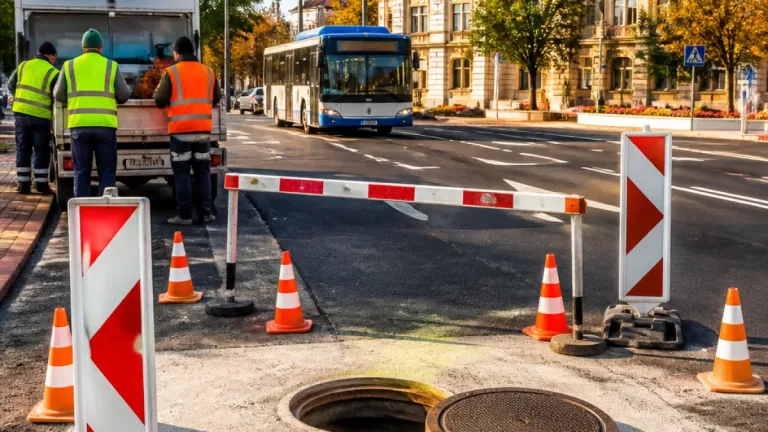 Székesfehérvár: hétfő reggelre visszaadják a forgalomnak a Budai úti lezárt szakaszt