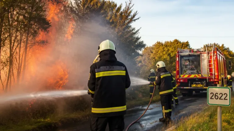 Szél nehezíti az oltást: mintegy 25 hektáron égett akácos Alsóvadász külterületén
