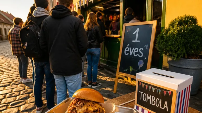 Szentendrei Eddie’s Smash Burger egyéves — különleges szezonális fogás és tombola a jubileumon