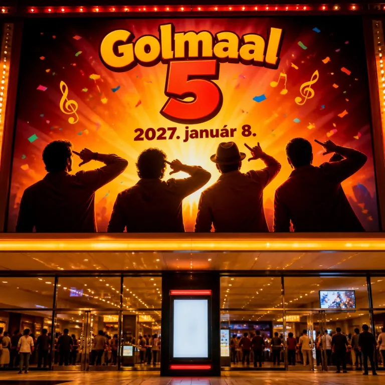 Rohit Shetty hivatalosan is bejelentette: jön a Golmaal 5 — 2027. január 8-án a mozikban