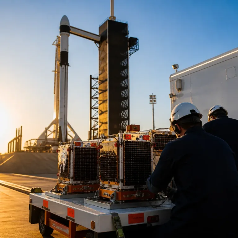 Indiai vállalat visz adatközpont-satellitákat Falcon 9-en: első hálózott küldetés 2028-ban