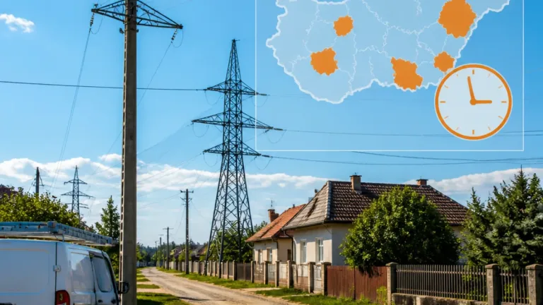 Tervezett, napközbeni áramszünetek több csongrád‑csanád megyei településen a hét utolsó felében