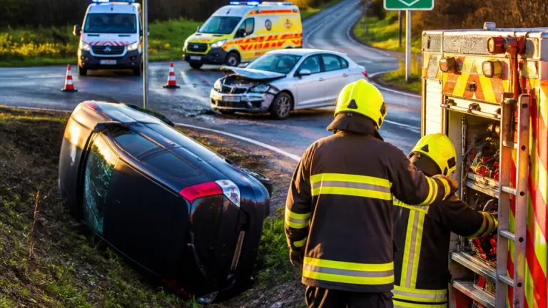 Tizenhárom műszaki mentés a hétvégén: több baleset is történt Baranya útjain