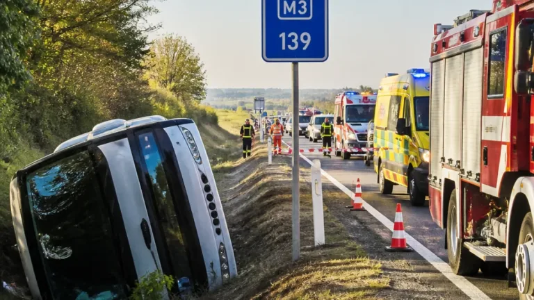 Tizenketten életüket vesztették az M3-ason történt lengyel buszbalesetben, a sofőrt őrizetbe vették