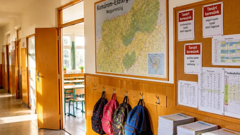 Több mint 200 betöltetlen tanári állás Komárom‑Esztergom megyében az iskolakezdés előtt