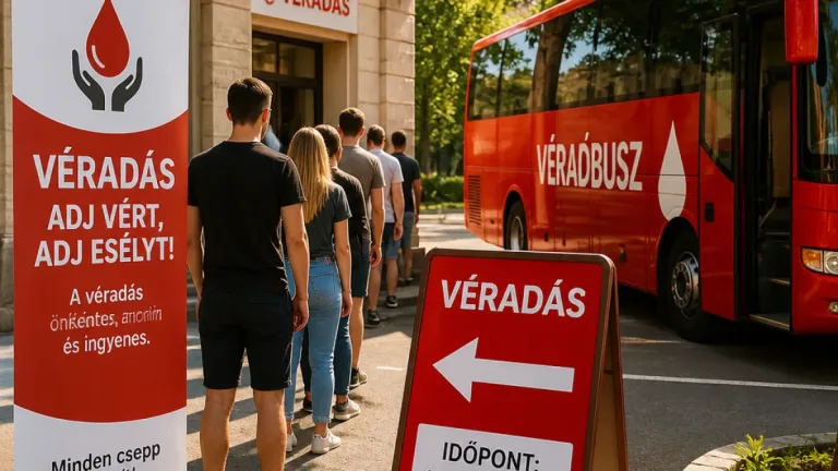 Több napig és több helyszínen várják a véradókat Borsodban: részletes menetrend a jövő hétre