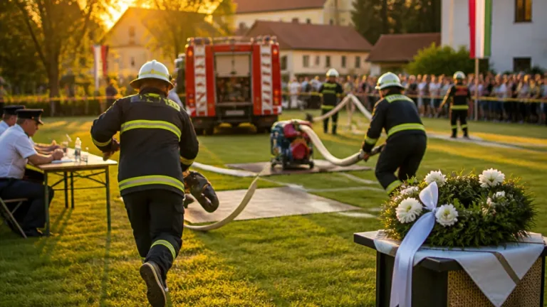 Több száz résztvevő, parázs küzdelem: Tengelic adott otthont a vármegyei tűzoltóversenynek