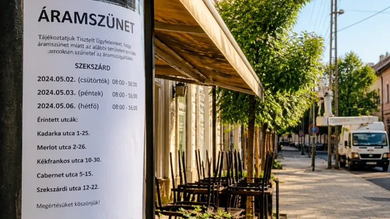 Több Tolna megyei településen tervezett áramszünet a jövő héten: mikor és hol kell készülni
