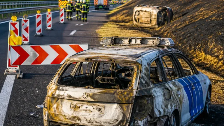Többszörös szabadtéri és járműtüzek Tolna megyében: lezárás az M6-oson, sérült a 6-os úton