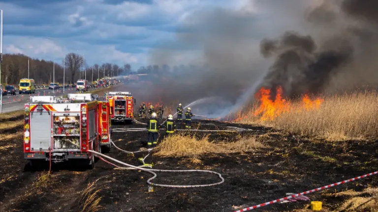 Tucatnyi szabadtéri tűz és több sérült a viharos napon Csongrád‑Csanád megyében