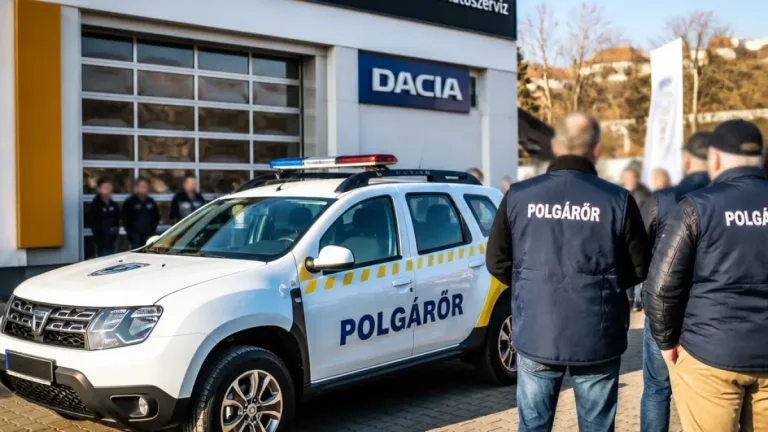 Új szolgálati Dacia Duster segíti a veszprémi polgárőrök munkáját pályázati forrásból