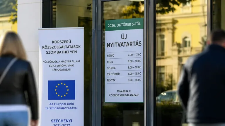 Változnak a kormányablakok nyitvatartásai: október 5-től új rend lép életbe Vas megyében