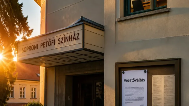 Váratlan vezetőváltás a Soproni Petőfi Színházban: távozik az igazgató, lehetséges utód Sopronban