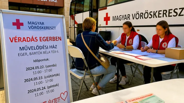 Véradást szerveznek Bélapátfalván, Visontán, Egerben és Hevesen — fontos iratokkal érkezzenek a jelentkezők