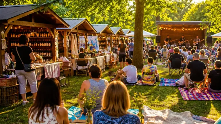 Visszatért a Borpiknik: bor, kézműves portékák és zene töltötte meg a ligetet