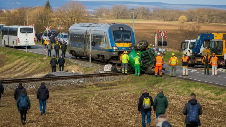 Vonat és traktor ütközött Olaszfalunál — változások a Veszprém–Győr vonalon