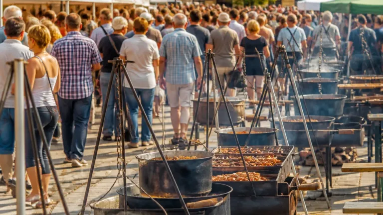Zalaegerszeg belvárosában 85 csapat főzött jótékony céllal a Vadpörkölt- és Borfesztiválon