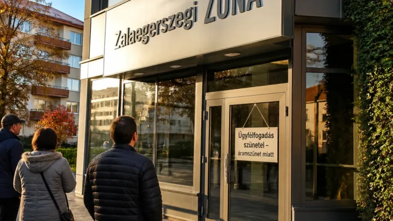 Zalaegerszeg: hétfőn szünetel az ügyfélfogadás a ZÓNA épületében áramszünet miatt