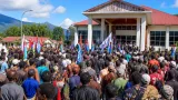 Aksi Damai KNPB di Wamena: Sekitar 2.000 Warga Sampaikan Aspirasi ke DPR Papua Pegunungan