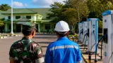 Dandim dan PLN Kota Bima Cek Kesiapan SPKLU untuk Dukungan Kendaraan Listrik