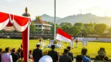 Gubernur Mirza Pimpin Upacara HUT ke-81 RI di Lampung, Tekankan Semangat Berdaulat