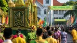 Kafilah Riau Tampil di Pawai Ta'aruf MTQ Nasional XXXI, Tonjolkan Harmoni Al-Qur’an dan Budaya
