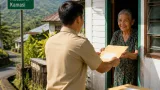 Kantah Tomohon Antar Langsung Sertipikat PTSL ke Rumah Warga di Tiga Kelurahan