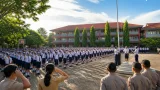 Manado: 1.200 Siswa SMPN 8 Gelar Upacara HUT RI ke-81 secara Khidmat