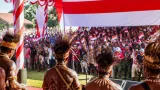 Musisi Papua Bawa Semangat Nasional di Pembukaan Rumah Indonesia Asian Games Nagoya