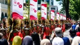 Parade Kostum Pahlawan Hiasi Perayaan HUT ke-81 di Gorontalo