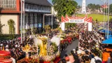 Pawai Alegoris HUT RI di Padang Panjang Padati Pusat Kota, Wako Tekankan Kebersamaan