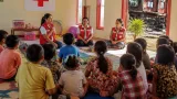 PMI Ambon Berikan Dukungan Psikososial untuk Sekitar 120 Anak Korban Kebakaran di Patahuwe