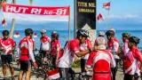 Rombongan Gowes dari Karangasem Sambut HUT RI dengan Tujuan Titik Nol Singaraja