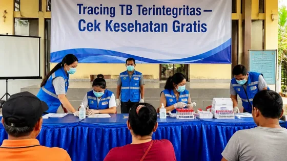 Bitung Luncurkan Tracing TB Terintegritas dan Cek Kesehatan Gratis untuk Percepat Eliminasi