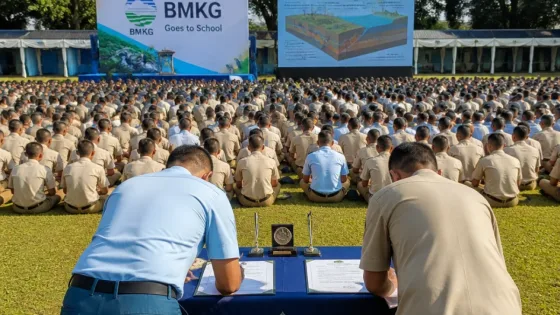 BMKG Perkuat Literasi Kebencanaan bersama SMA Taruna Nusantara di Magelang