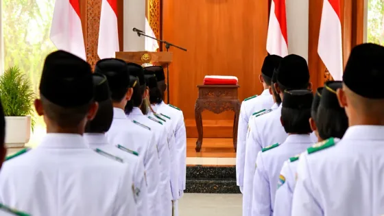 Bupati Kukuhkan Paskibraka Kabupaten Kupang sebagai Persiapan HUT ke-81 RI