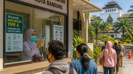 Dinkes Jabar Ingatkan Warga Waspada Setelah 65 Kasus Influenza Tipe A di Bandung