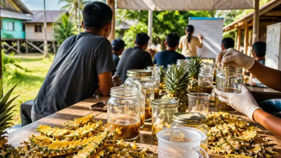 FEB Universitas Musamus Dorong Ekonomi Sirkular melalui Olahan Kulit Nanas di Merauke