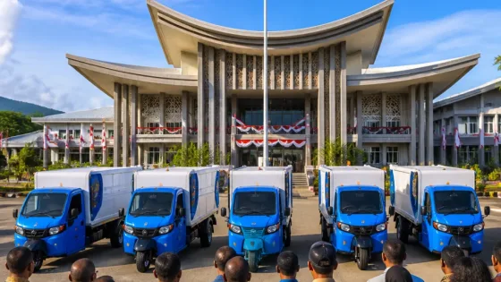 Indomaret Serahkan 5 Motor Roda Tiga untuk Dukung Kebersihan Kota Jayapura