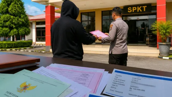 Kades Liabalano Dilaporkan ke Polda Sultra atas Dugaan Penipuan dan Penggelapan