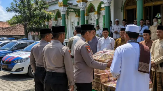 Kapolres Cirebon Kota Gelar Jumat Keliling di Masjid Agung Benda Kerep