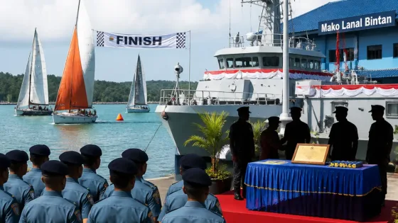 Kasal Tinjau Kegiatan TNI AL di Tanjung Pinang, Sertai Penandatanganan Prasasti Mako Lanal Bintan
